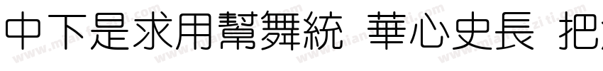 DFLiYuan SC24 W8字体转换